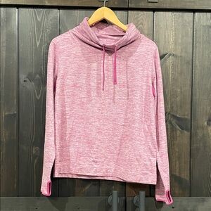 J. Crew Pink Hooded Sweatshirt
